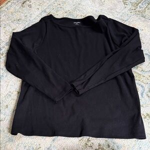 Old Navy Black Long Sleeve Men's Tee